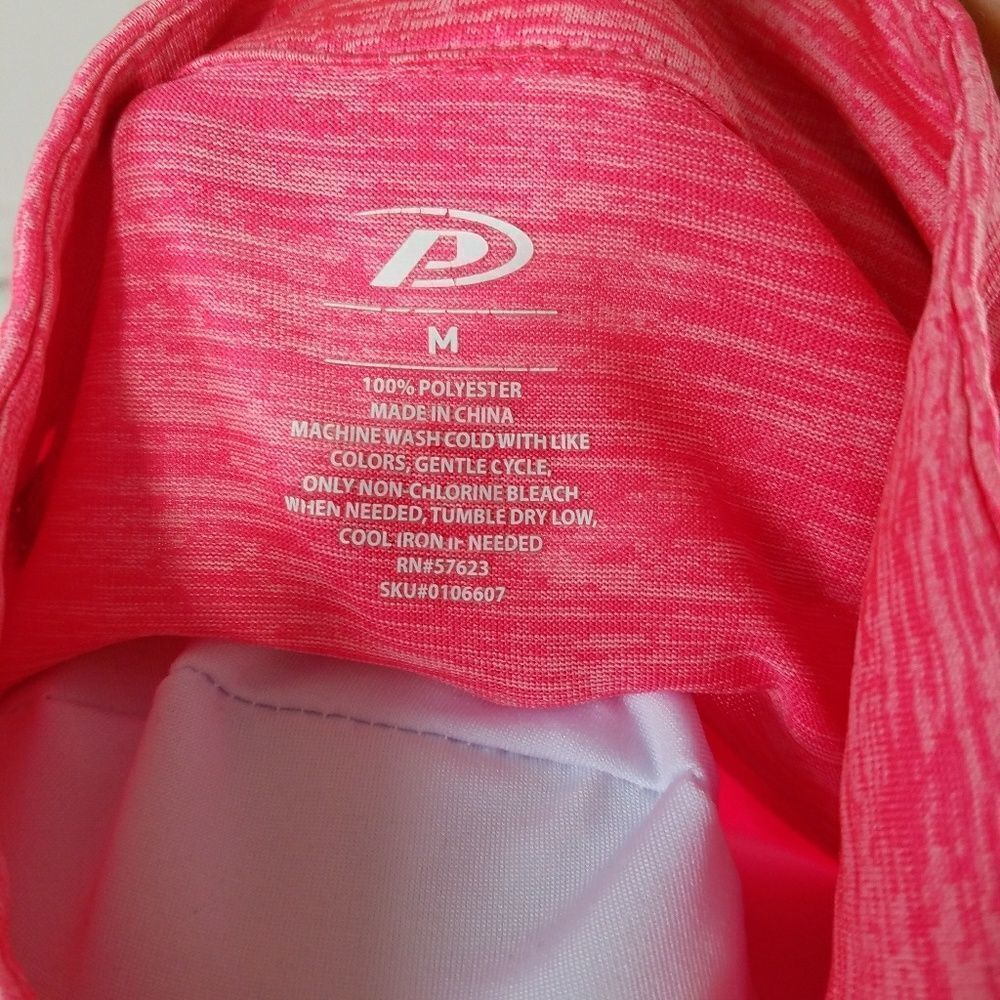 5/$25 Women's orange athletic top half zip collared - Picture 4 of 5